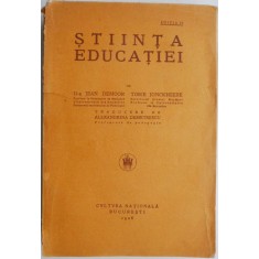 Stiinta educatiei &ndash; Jean Demoor, Tobie Jonckheere (coperta putin uzata)