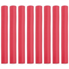 Bigudiuri Păr Spumă, Set 8 Bucăți, Culoare Roz, Diametru 1.7 cm