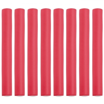 Bigudiuri Păr Spumă, Set 8 Bucăți, Culoare Roz, Diametru 1.7 cm foto