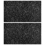 vidaXL Plăci de tocat, 2 buc., sticlă securizată, cu model de granit 322290