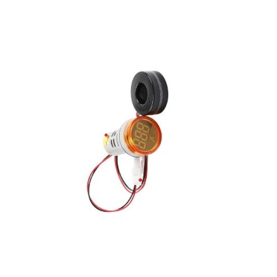 Ampermetru Digital elSales ELS-22AM-P, Diametru 22 mm, Protectie IP65, Temperatura mediului -25 + 55, Design foto