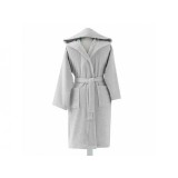 Halat de Baie Copii, Unisex, Soft Gri, Diverse Varste (Bumbac 100%)