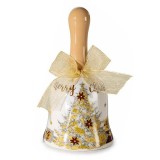 Clopotel Craciun ceramica multicolora PW &Oslash; 5 cm x 10 H