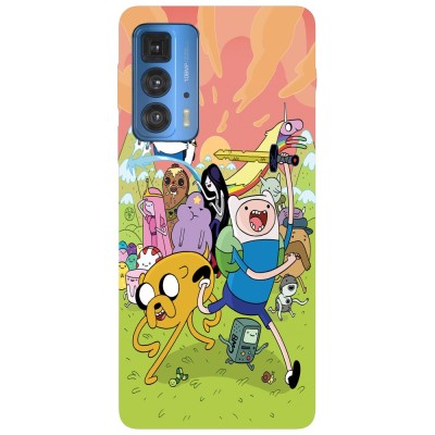 Husa compatibila cu Motorola Edge 20 Lite model Adventure time, Silicon, TPU, Viceversa foto