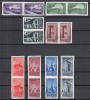 ROMANIA 1940 LP 141 STRAJA TARII - VEDERI PERECHE SERII NEDANTELATE STARE MNH, Nestampilat