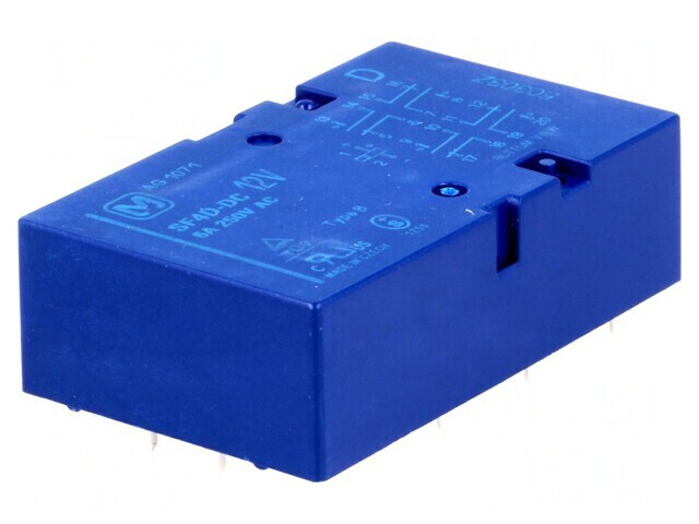 Releu Electromagnetic 12VDC SPST-NO x4 SPST-NC x4