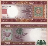 Mauritania 200 Ouguiya 2013 UNC Bancnota Africa NeCirculata