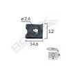 Clips Fixare Universal - Negru Set 25 Buc 137106 16028-RMX