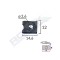 Clips Fixare Universal - Negru Set 25 Buc 137106 16028-RMX