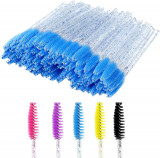 200 PCS de unică folosință cristal mascara perii pentru gene (roșu) albastru