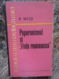 Dumitru Micu - Poporanismul si Viata Romaneasca