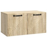 vidaXL Oglindă TV montată pe perete Stejar Sonoma 59,5 x 31 x 30 cm 898707