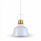 CORP SUSPENDAT PENTRU ILUMINAT MAX 60W IP20 ALUMINIU, ALB, V-TAC