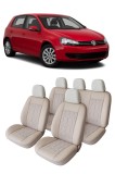 Cumpara ieftin Set huse scaune auto piele alcantara Bej compatibile VW Golf 6 (2009-2014)