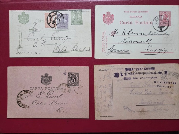 Lot 43 cărți postale neilustrate