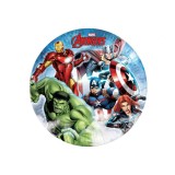 Set 8 farfurii din carton pentru petrecere, Avengers Infinity, 23cm