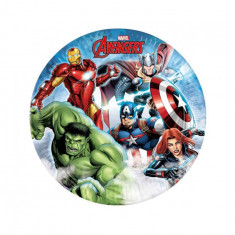 Set 8 farfurii din carton pentru petrecere, Avengers Infinity, 23cm