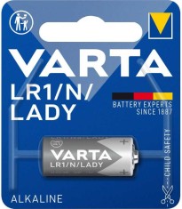 Baterie alcalina 1.5V LR1 N Lady Varta 30.2x12 mm foto