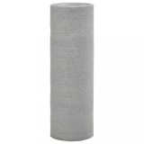 Plasă protecție intimitate gri deschis 1,5x50 m HDPE 195 g/m&sup2;