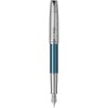 Stilou Parker Sonnet metal blue penita aur
