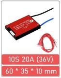 BMS baterie Li-ion 10S 20A (36V)