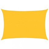 Cumpara ieftin Panza parasolar, galben dreptunghiular 4x5 m, HDPE, 160 g/m&sup2;
