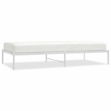 Cumpara ieftin Cadru pat metalic, alb, 100x200 cm
