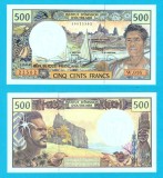 Polinezia Franceza (pick 1) 500 Francs 2012 UNC serie: W.0 16 22502; Pescar