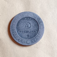 5 centimes 1862 belgia cupru nichel
