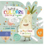 Porția de culoare. Fructe și legume. Carte de colorat cu rime - Paperback - Lavinia Trifan - Didactica Publishing House