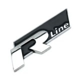 Emblema R-LINE autoadezivă, neagră