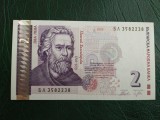 Bancnota Bulgaria 2 Leva 2005 UNC - Numismatica, Colectie