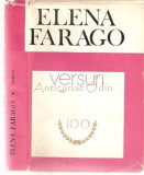 Versuri Elena Farago, Editura Scrisul Romanesc, 1978, 400 pagini, Coperta Cartonata