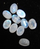 lot piatra lunii naturala ! ideal ptr bratara sau set! alb diafan ! 10 buc