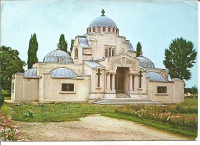 @carte postala(ilustrata) -FOCSANI-Mausoleul Eroilor foto