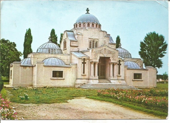 @carte postala(ilustrata) -FOCSANI-Mausoleul Eroilor