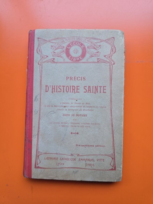 Precis D Histoire Sainte