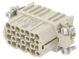 Conector HDC cu Inserturi de Contact Mamă Han DD 28 PE