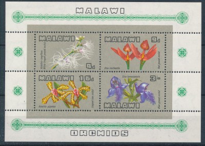 MALAWI 1969 FLORI ORHIDEE foto