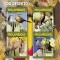 MOZAMBIC 2016 - Pasari si cactusi /set complet MNH - colita+bloc ( 2 imagini )