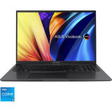 Laptop ASUS VivoBook 16 A1605ZA cu procesor Intel&reg; Core&trade; i7-1255U pana la 4.70 GHz, 16, WUXGA, IPS, 16GB, 512GB SSD, Intel Iris Xᵉ Graphics, No OS, In