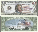 !!! SUA = FANTASY NOTE = HILLARY CLINTON , CANDIDAT LA PRESEDINTIE - 2014 - UNC