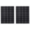 vidaXL Panouri solare, 2 buc., 100 W, aluminiu monocristalin &amp; sticla