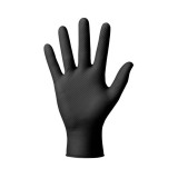 Set 50 bucati Manusi Mercator PowerGrip, Nitril, groase si rezistente, textura diamant, protectie la substante chimice, negru, marimea XL, Mercator Medical