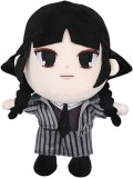 Papusa Addams Amycute, plus, alb/gri/negru, 25 cm
