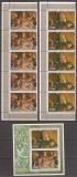 NIUE 1979 PICTURA PASTE ( serie dantelata x 5 + bloc dantelat) MNH