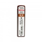 Mine creion mecanic Rotring, 0.5 mm, B, 12 bucati/cutie