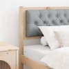 VidaXL Tăblie cap Altele Maro și gri deschis 90 cm Lemn masiv de pin 879029