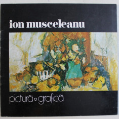 ION MUSCELEANU - PICTURA , GRAFICA , CATALOG DE EXPOZITIE , SALA DALLES , MAI - IUNIE , 1979