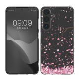 Husa Kwmobile pentru Samsung Galaxy S23 FE, Roz/Transparent, Silicon, KWM000021PQ002C, Carcasa